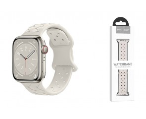 Ремешок для Apple Watch HOCO WA16 Flexible series bamboo pattern solid color silicone strap (42/44/45/49 мм) звездный
