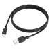 Кабель USB - MicroUSB BOROFONE BX113 2,4A (черный) 1м силиконовый
