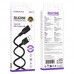 Кабель USB - MicroUSB BOROFONE BX113 2,4A (черный) 1м силиконовый