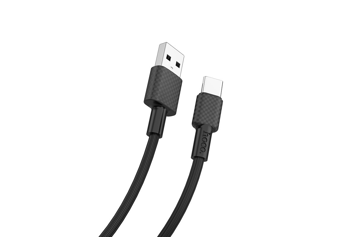 Кабель USB HOCO X29 Superior style charging data cable for Type-c (черный) 1 метр