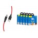 Кабель USB HOCO X21 Plus Silicone charging cable for Type-C (черно-красный) 1 метр