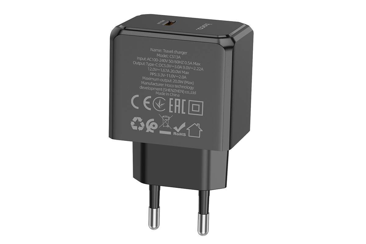 Сетевое зарядное устройство USB-C HOCO CS13A Ocean PD20W (белый)