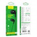 Наушники вакуумные проводные HOCO M97 Enjoy universal digital earphones with microphone штекер Type-C (черный)