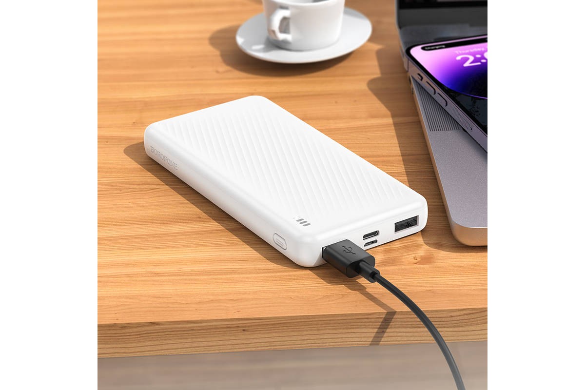 Универсальный дополнительный аккумулятор Power Bank BOROFONE BJ55 Graceful power bank (10000mAh) (черный)