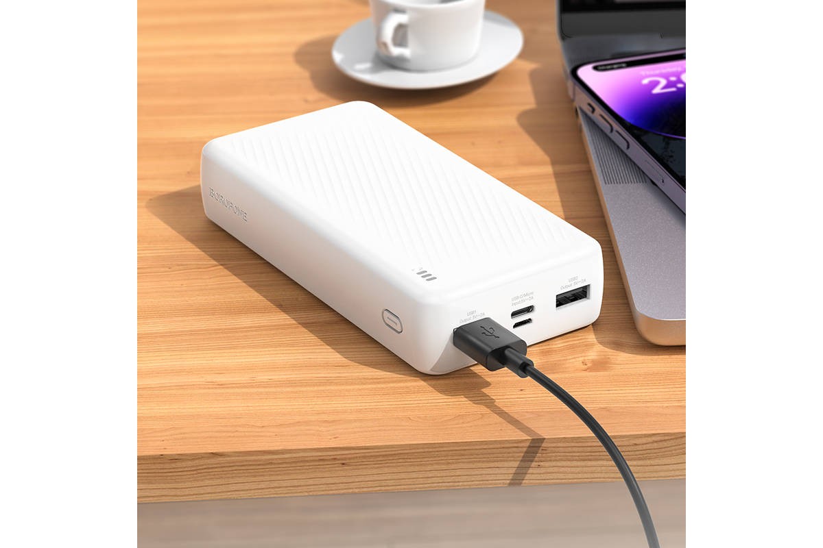Универсальный дополнительный аккумулятор Power Bank BOROFONE BJ55A Graceful power bank (20000 mAh) (черный)