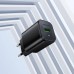 Сетевое зарядное устройство USB + кабель Type-C BOROFONE BAS82A 18W  черный