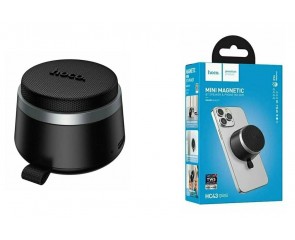 Портативная беспроводная колонка HOCO HC43 Mini Magnetic BT speaker (черный)