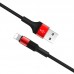 Кабель для iPhone BOROFONE BX21 Outstanding charging data cable for Lightning 1м красный