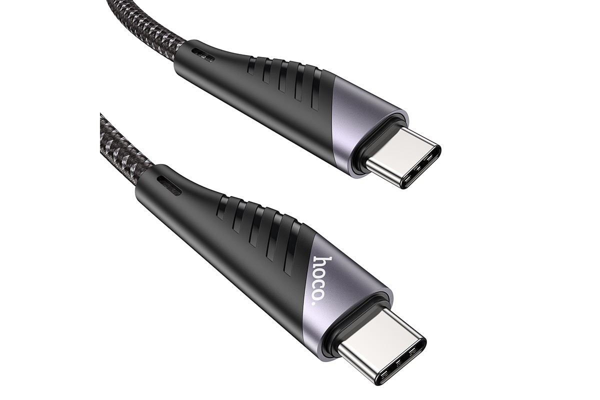 Кабель USB HOCO U95 cable (черный) 1 метр (Type-C -Type-C)