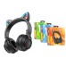 Беспроводные внешние наушники BO18 BOROFONE Cat ear wireless headset черный