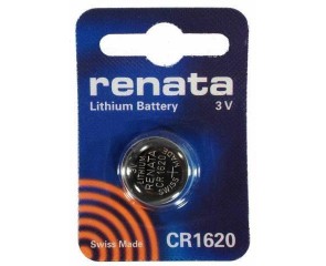 Батарейка литиевая Renata CR1620 BL1 блистер цена за 1 шт (Швейцария)