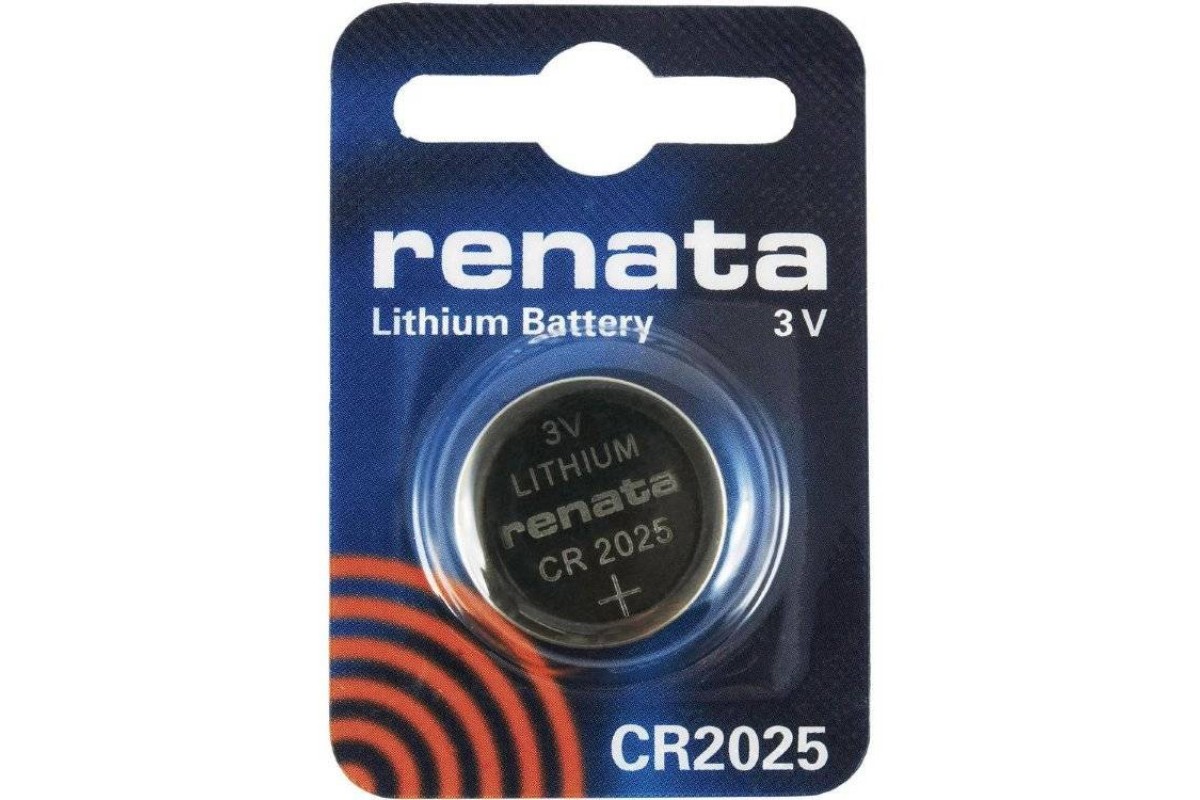 Батарейка литиевая Renata CR2025 BL1 блистер цена за 1 шт (Швейцария)