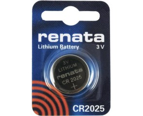 Батарейка литиевая Renata CR2025 BL1 блистер цена за 1 шт (Швейцария)
