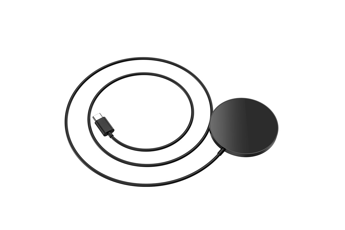 Настольная беспроводная зарядная станция BOROFONE BQ11 Flash magnetic wireless fast charger черная