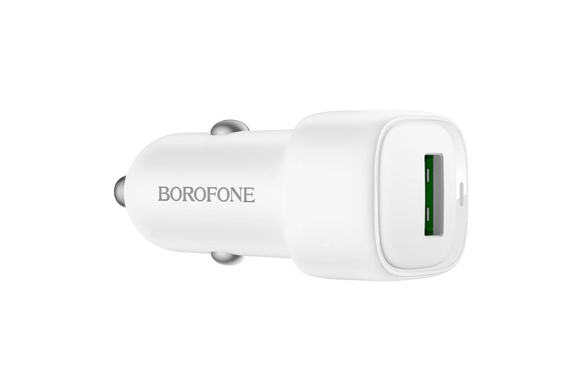 Автомобильное зарядное устройство BOROFONE BZ34 Cloud QC3.0 (белый) Автомобильное зарядное устройство BOROFONE BZ34 Cloud QC3.0 (белый)