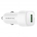Автомобильное зарядное устройство BOROFONE BZ34 Cloud QC3.0 (белый) Автомобильное зарядное устройство BOROFONE BZ34 Cloud QC3.0 (белый)