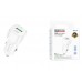 Автомобильное зарядное устройство АЗУ USB + Type-C BOROFONE BZ34B Cloud PD38W  (белый)