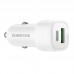 Автомобильное зарядное устройство АЗУ USB + Type-C BOROFONE BZ34B Cloud PD38W  (белый)
