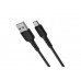 Кабель USB micro USB BOROFONE BX16 Easy charging cable (черный) 1 метр