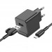 Сетевое зарядное устройство USB + кабель MicroUSB BOROFONE BAS11A Erudite (черный)