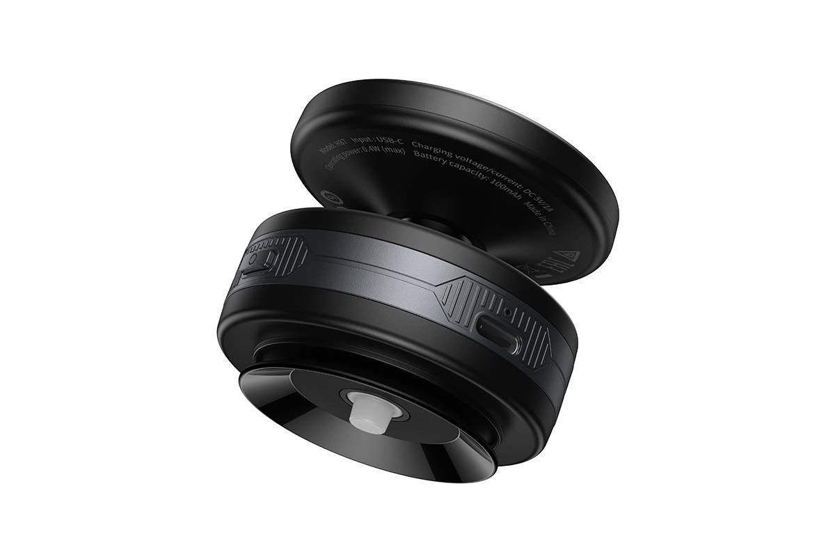 Держатель автомобильный для телефона HOCO H87 Dragon электрический магнитный на присоске черный