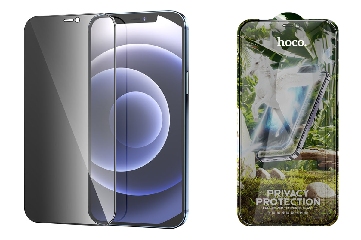 Защитное стекло дисплея iPhone 12 Pro MaX (6.7)  HOCO G10 HD tempered glass без упаковки