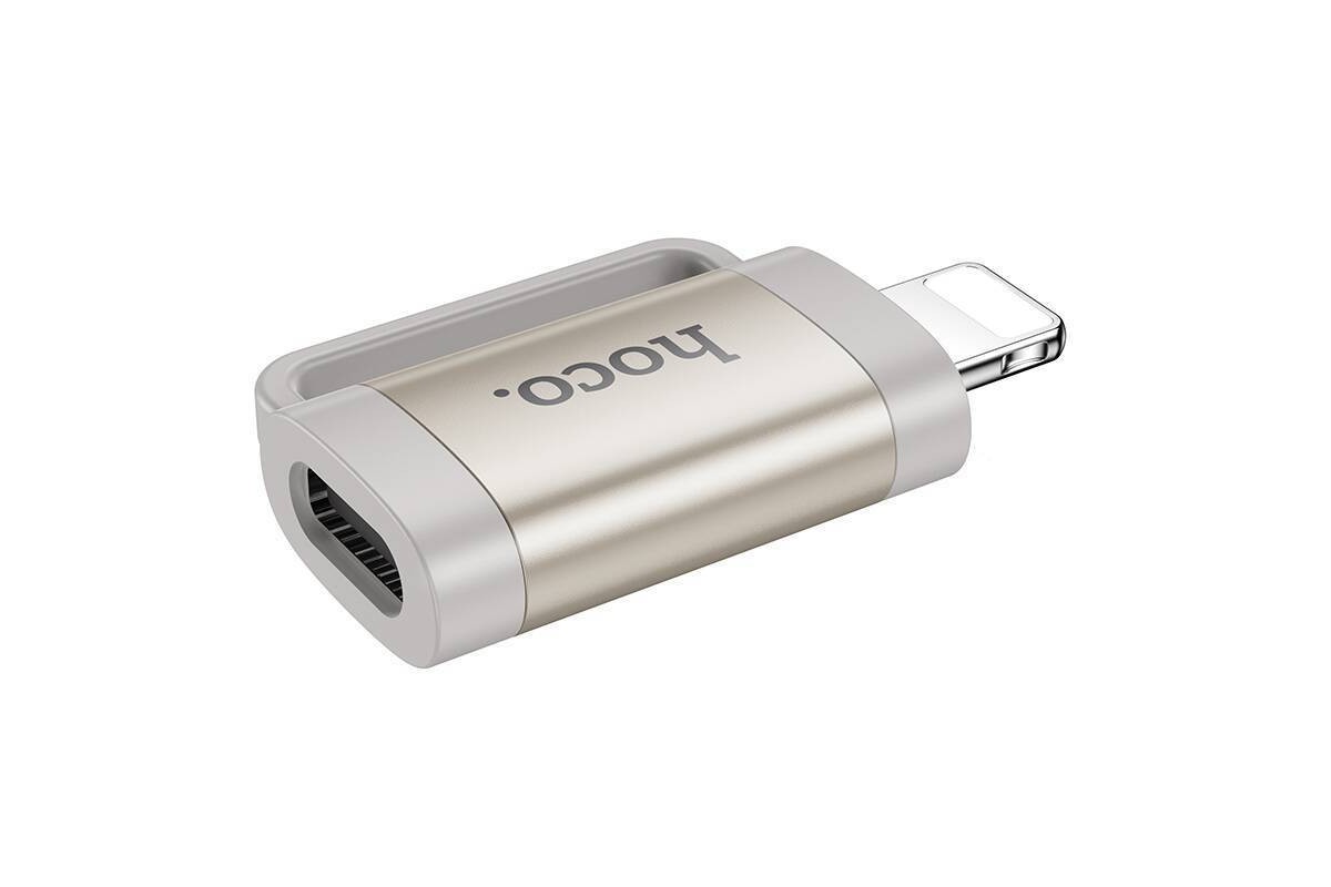Переходник OTG HOCO UA31B (штекер Lightning - гнездо USB-C)