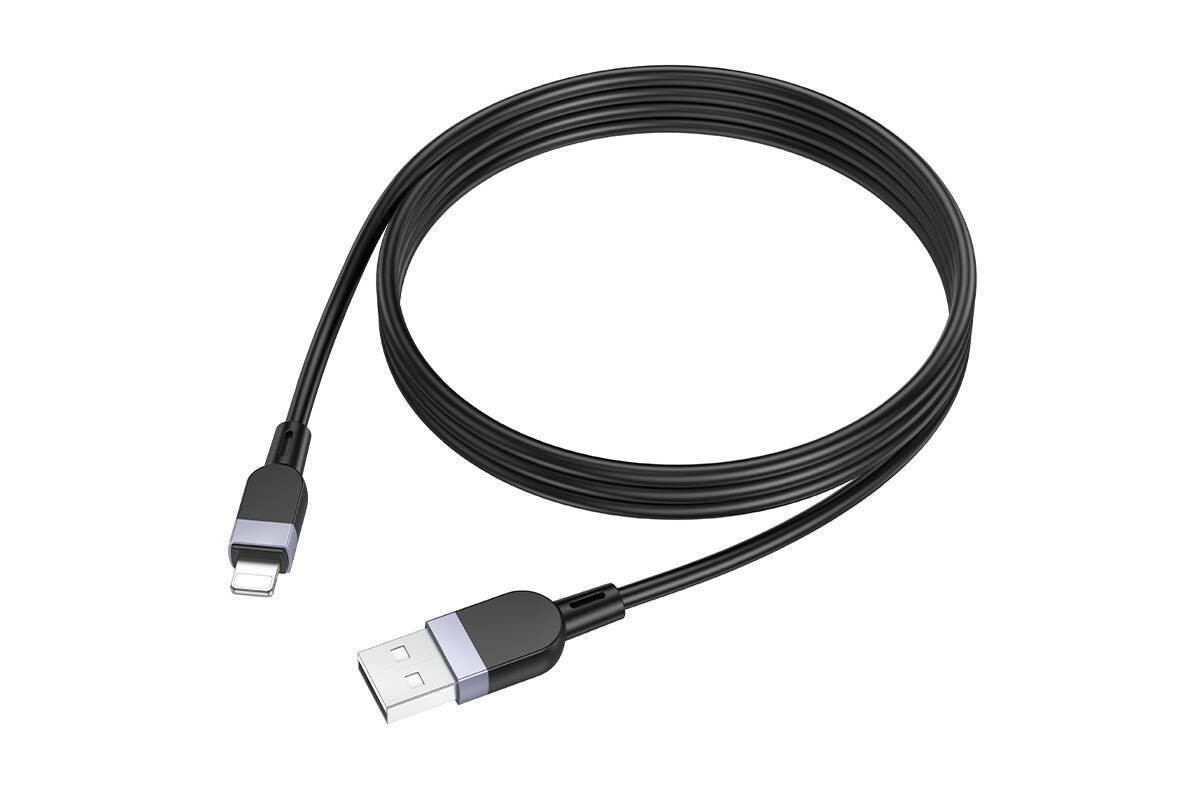 Кабель USB - Lightning HOCO X109, 2,4A (белый) 1м силиконовый