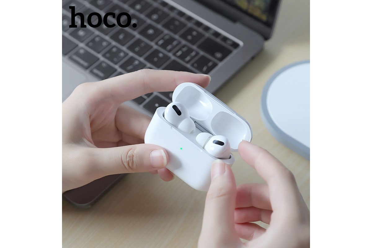 Беспроводные наушники DES08 Pro TWS wireless headset  HOCO белые