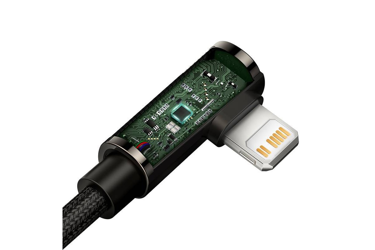 Кабель USB Type-C - Lightning BASEUS Legend Series Elbow 20W (черный) 1м Кабель USB Type-C - Lightning BASEUS Legend Series Elbow 20W (черный) 1м