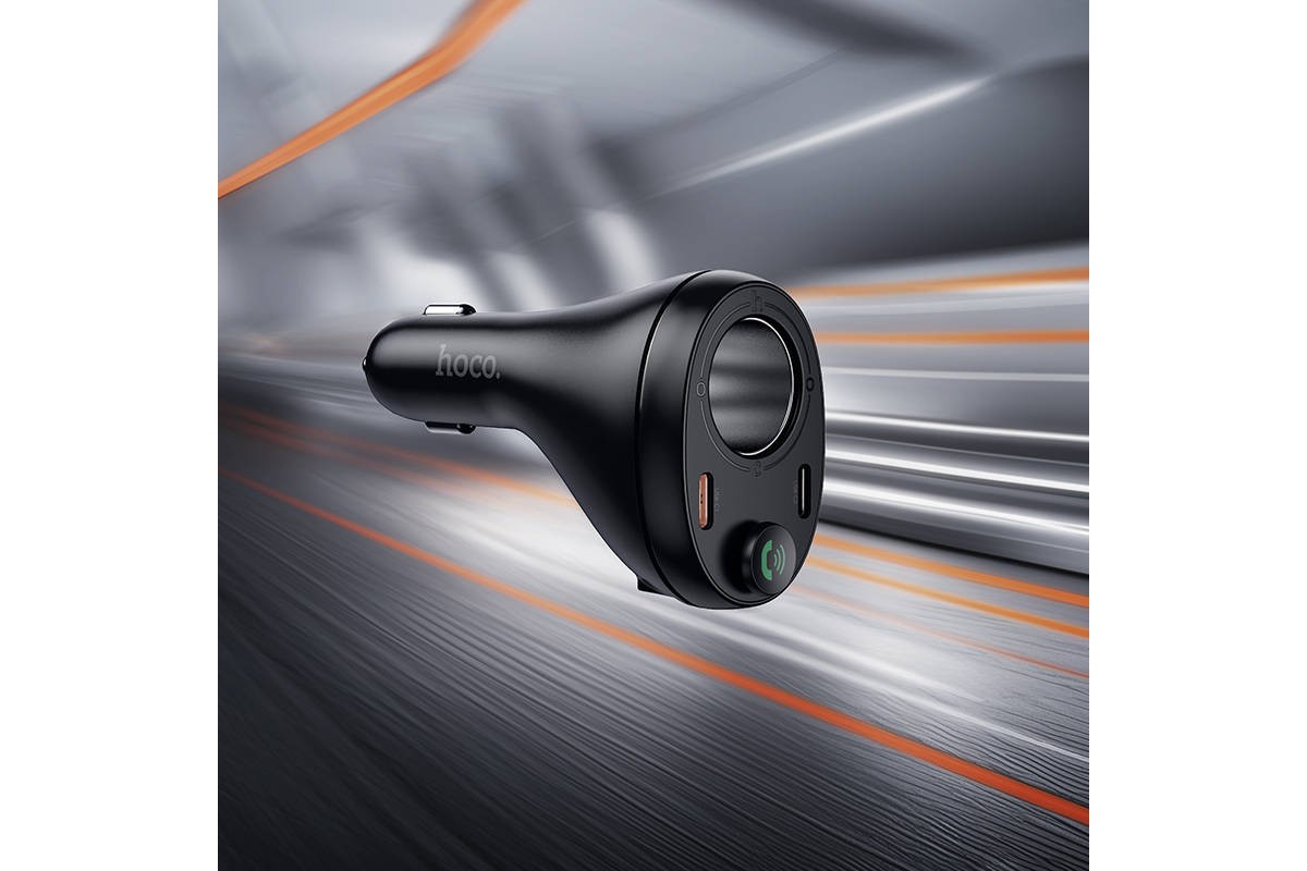 FM-Модулятор HOCO E88 Star 35W (2C) вприкуриватель (черный)