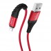 Кабель для iPhone HOCO X38 Cool Charging data cable for Lightning 1м красный