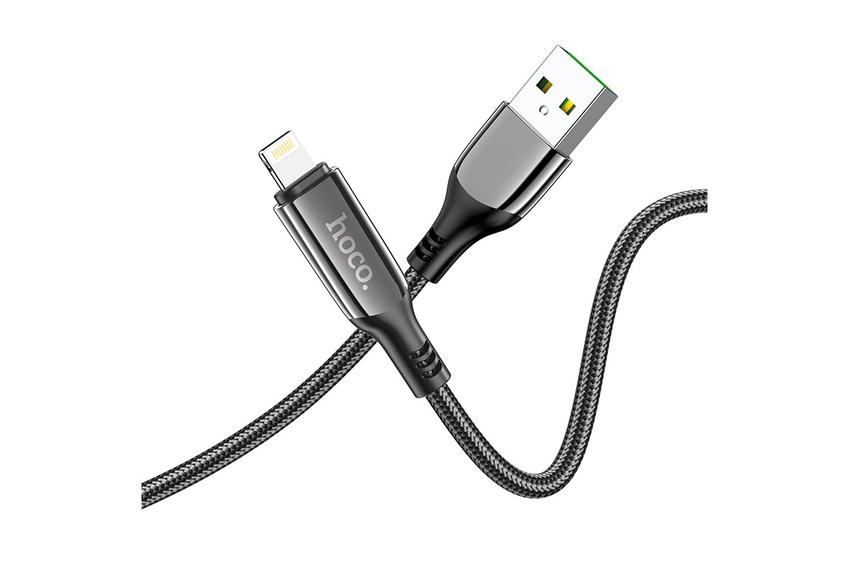 Кабель для iPhone HOCO S51 Extreme charging data cable for Lightning 1м черный
