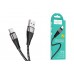 USB D.CABLE HOCO X57 Blessing charging data cable for Type-C (черный) 1 метр