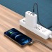 Кабель для iPhone HOCO U100 Orbit PD fast charging data cable for Lightning черный