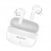 Наушники вакуумные беспроводные WALKER WTS-39, шумопод. ENC, независ. работа наушников, белые