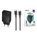 Сетевое зарядное устройство USB-C + кабель Type-C - Type-C BOROFONE BAS75A Source PD30W (черный)