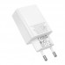 Сетевое зарядное устройство USB + USB-C BOROFONE BAS74A Source PD20W+QC3.0 (EU) белый