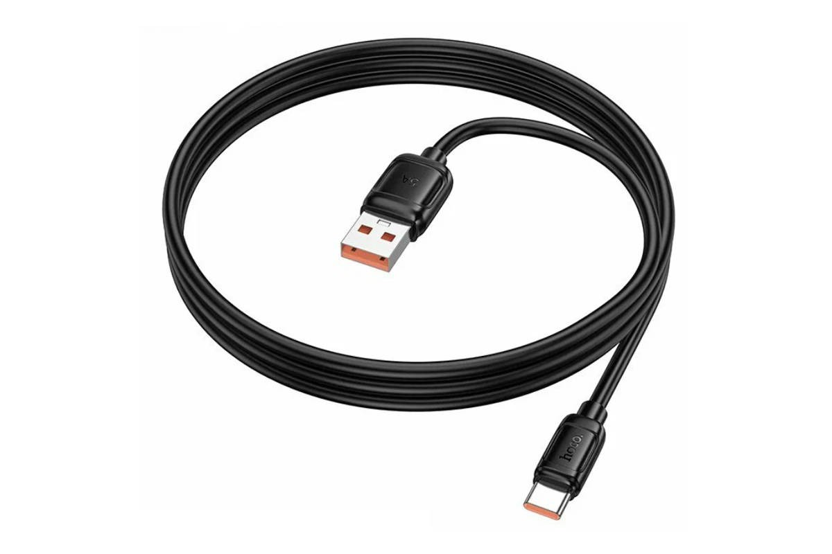 Кабель USB - USB Type-C HOCO X115 Surpass 100W черный