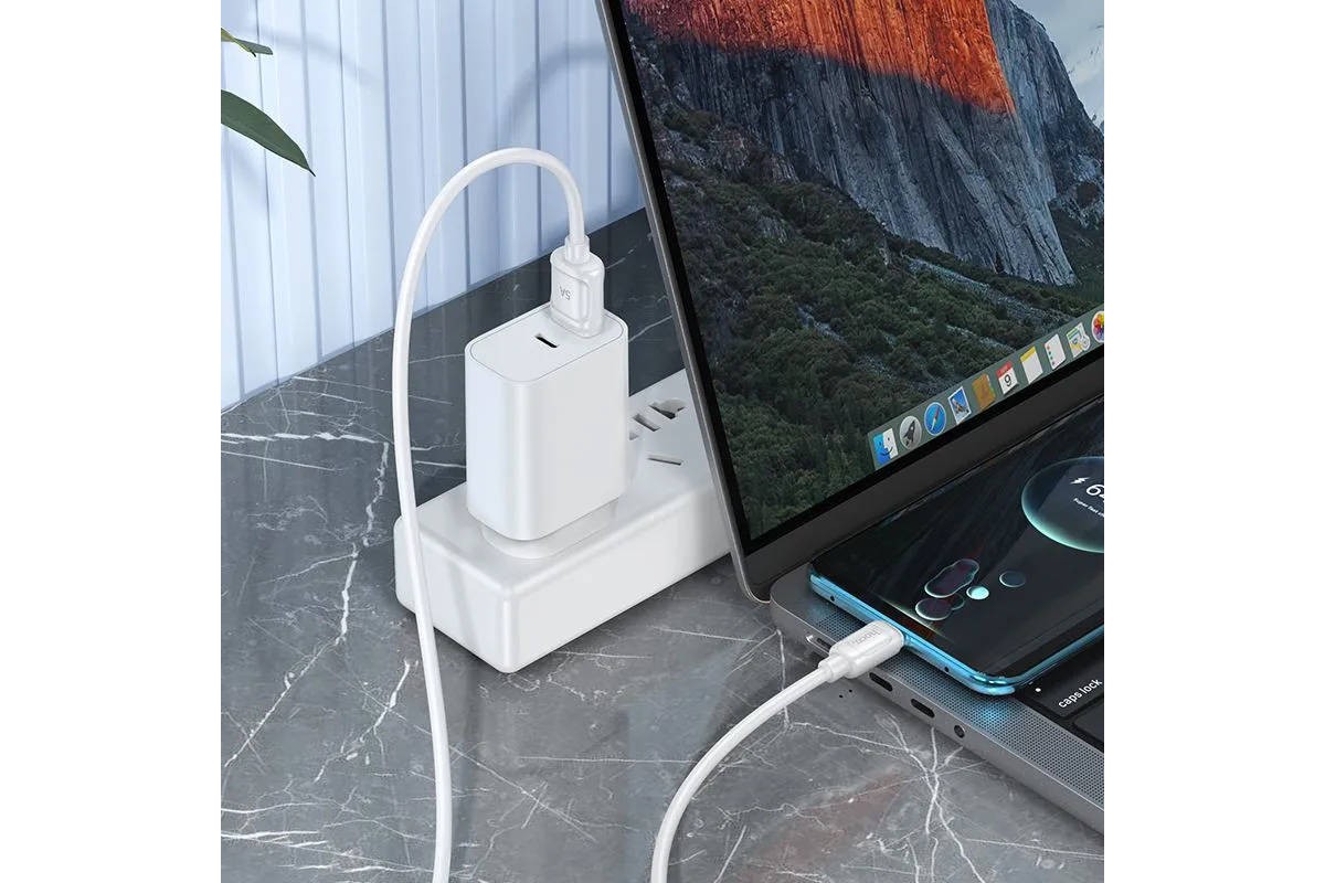 Кабель USB - USB Type-C HOCO X115 Surpass 100W черный