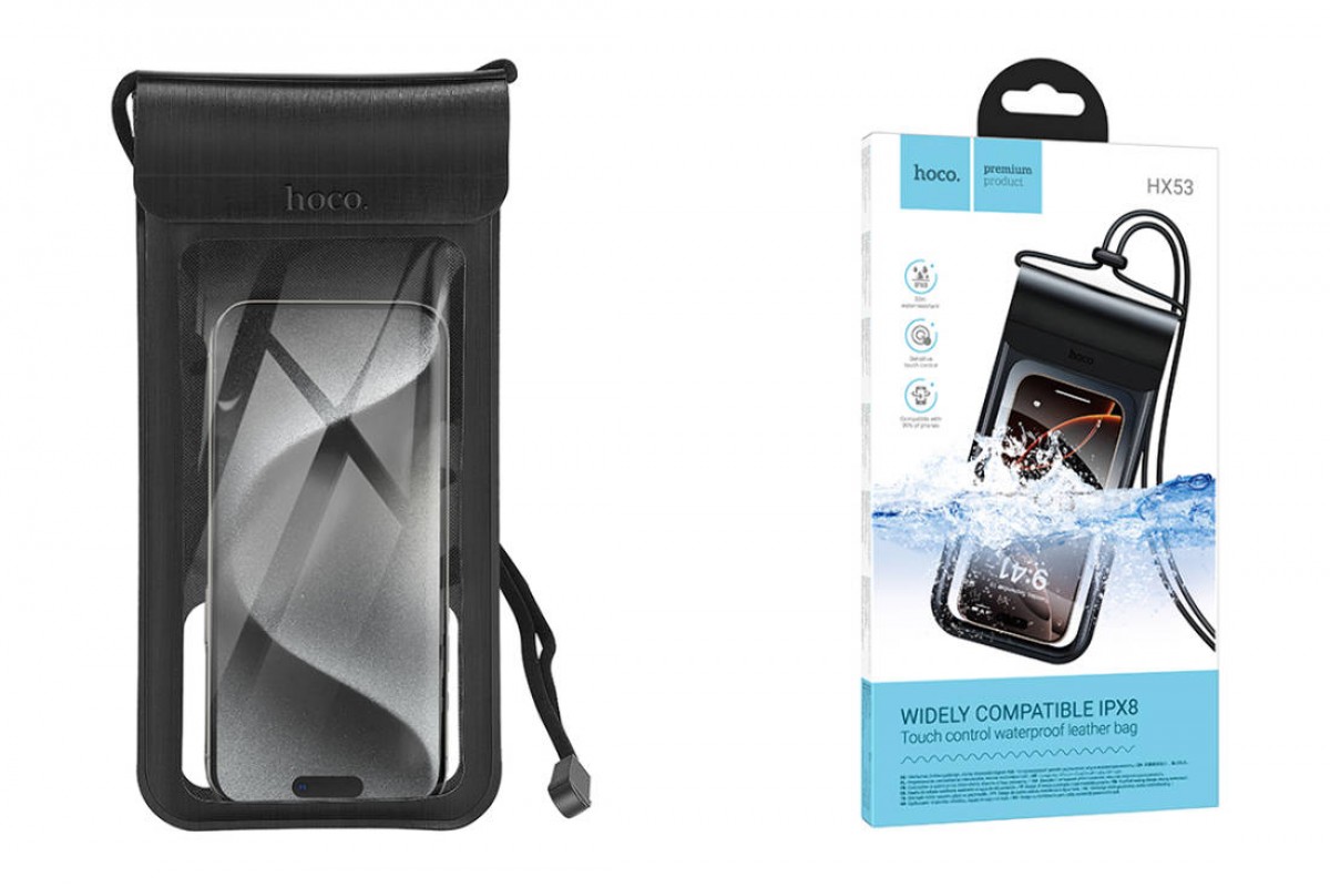 Чехол водонепроницаемый защитный HOCO HX53 (черный)
