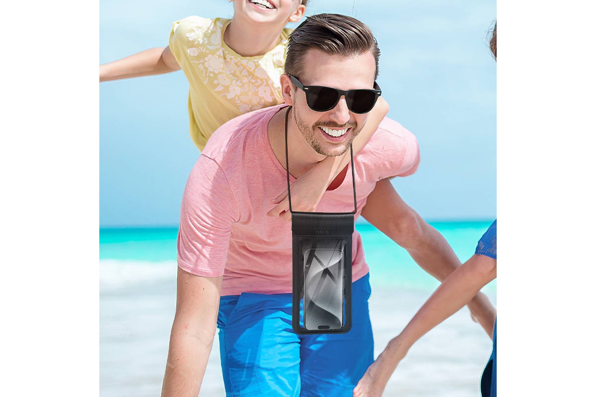 Чехол водонепроницаемый защитный HOCO HX53 (черный)