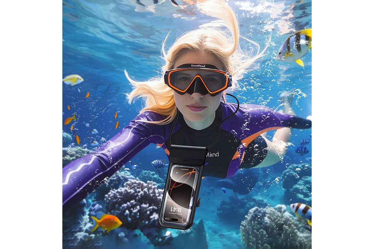 Чехол водонепроницаемый защитный HOCO HX53 (черный)