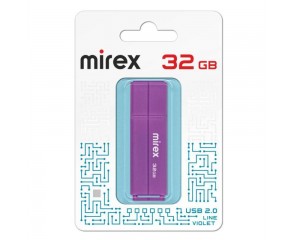 Флешка USB 2.0 Mirex LINE VIOLET 32GB (ecopack)