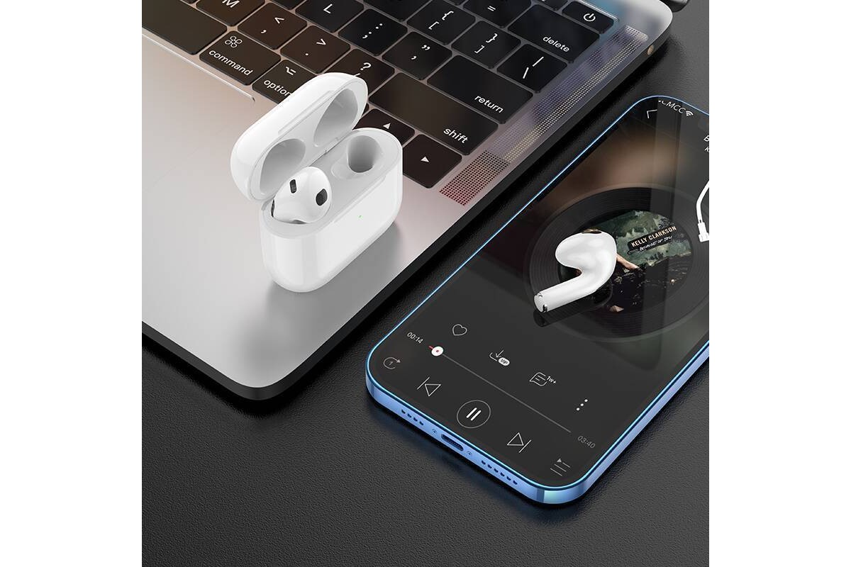 Наушники вакуумные беспроводные BOROFONE BW81 True wireless stereo headset (белый)