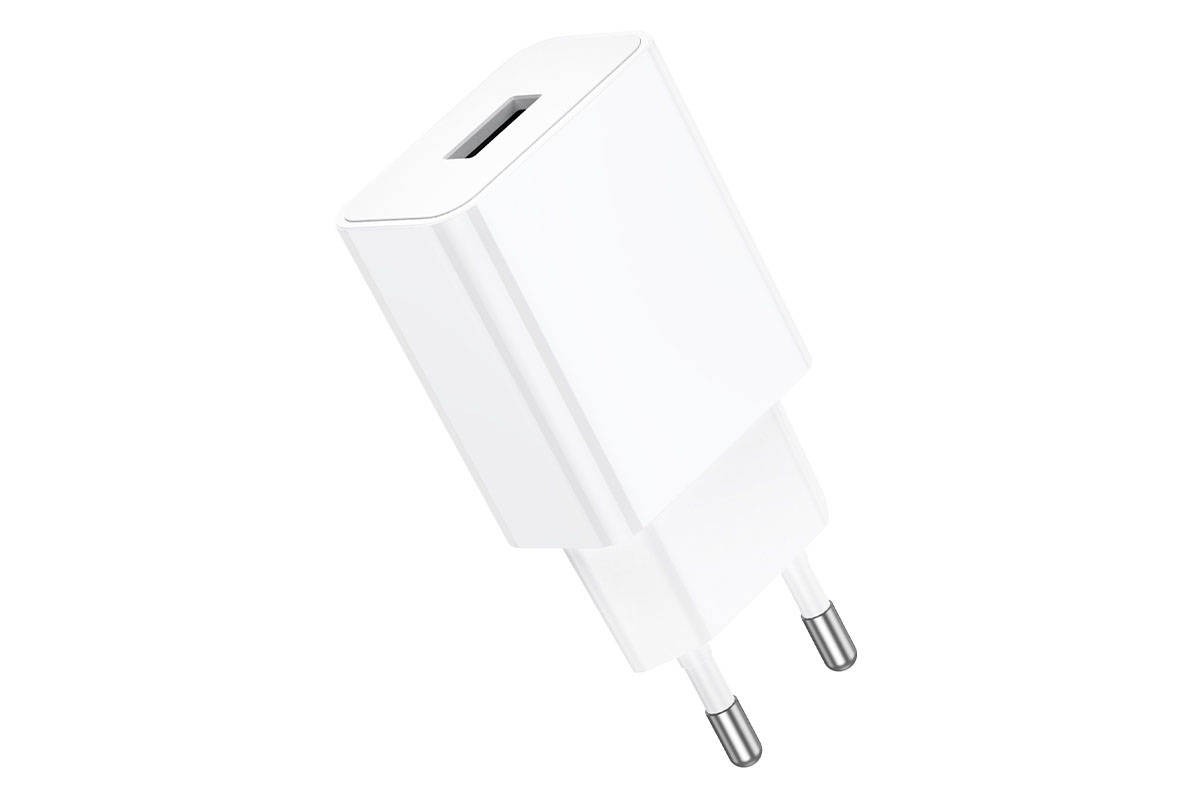 Сетевое зарядное устройство USB BOROFONE BA110A Lemi single port charger (белый)