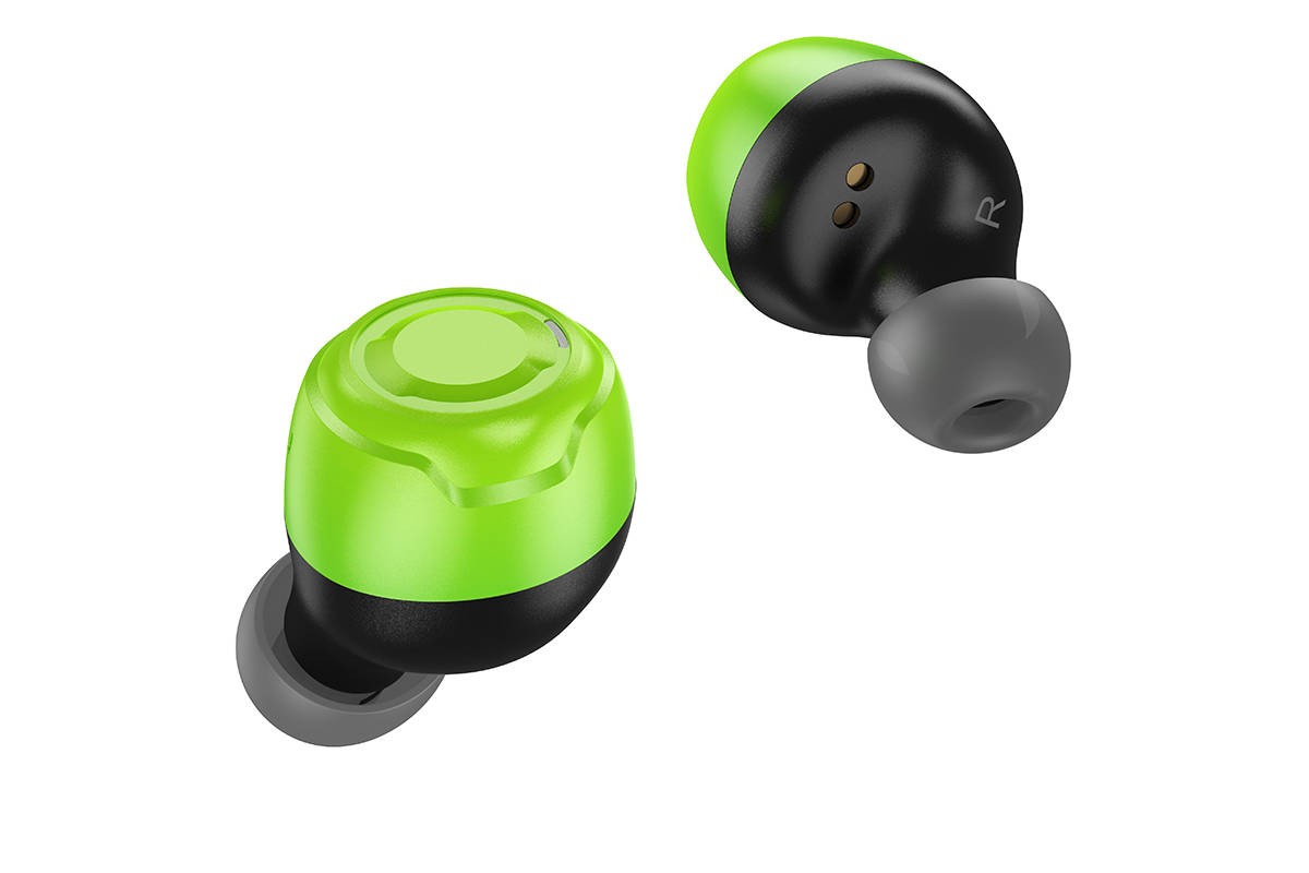 Наушники вакуумные беспроводные HOCO EW33 interstellar true wireless stereo headset Bluetooth (цвет зеленый)