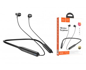 Наушники вакуумные беспроводные HOCO ES58 Sound tide sports BT headset Bluetooth (черный)