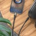 Кабель аудио HOCO UPA25 (штекер Lightning - вход AUX 3.5 mm) (черный) 1м