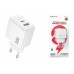 Сетевое зарядное устройство USB + USB-C BOROFONE BAS45A Potential PD30W+QC3.0 (белый)